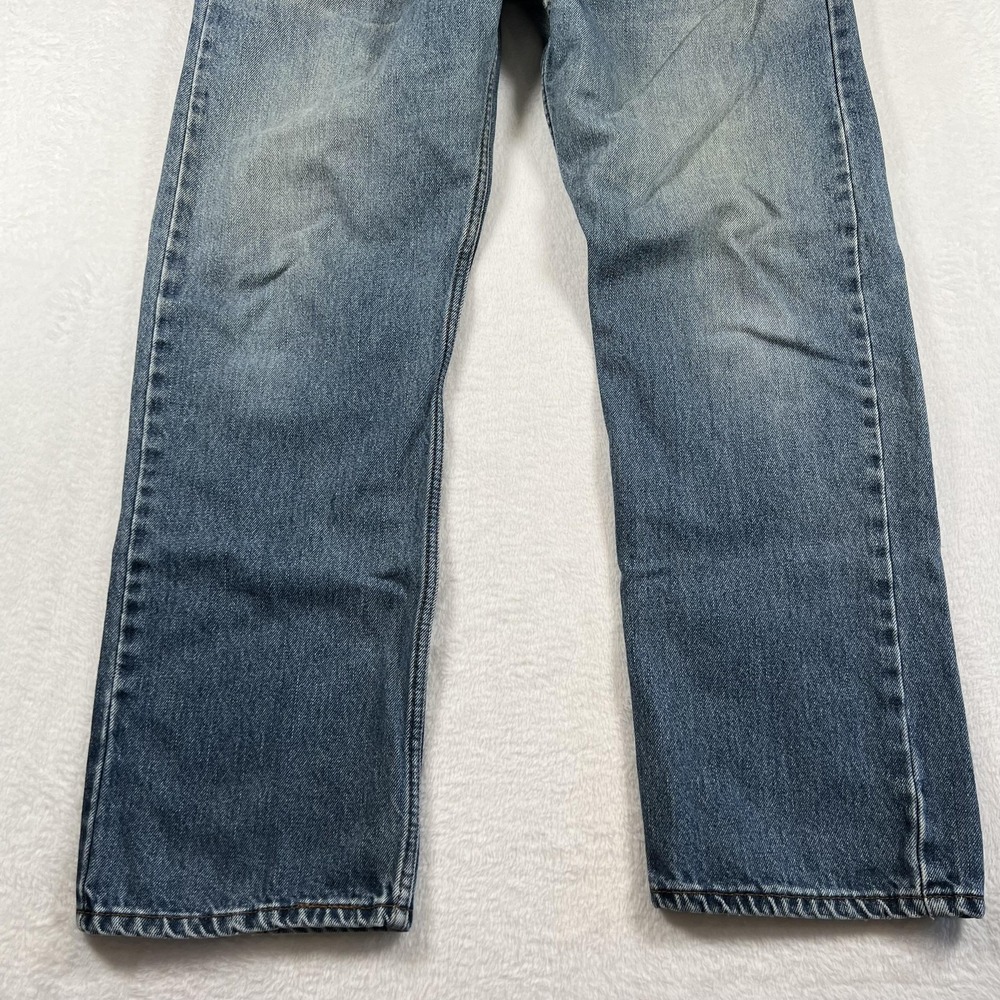 Levis 505 Y2K Jeans Mens 34x30 Medium Wash Denim Regular Fit Straight Leg Blue - Picture 2 of 12